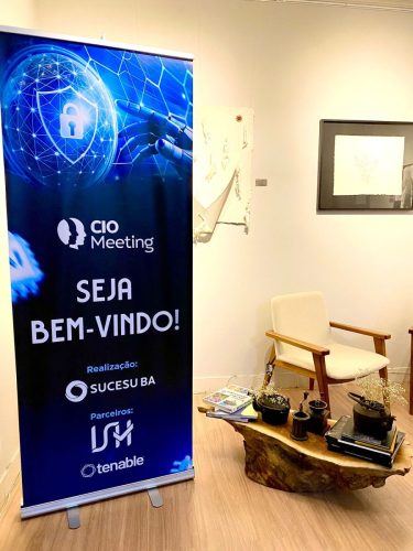 Cio Meeting ''Happy Hour'' no dia 29/08 com a ISH e TENABLE